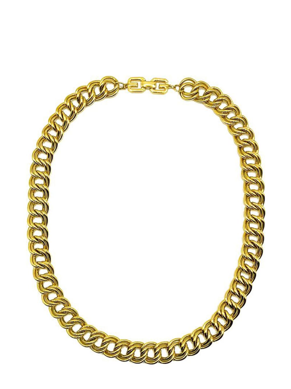 Givenchy Pre-Owned Vintage Givenchy Long Chunky Double Curb Chain 1980s - Or Top Merken Winkel